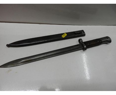 WWII German Army Bayonet in Scabbard 