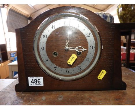 Chiming Art Deco Mantel Clock 