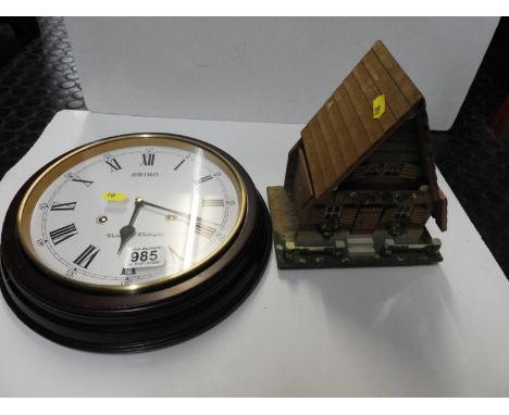 Wall Clock and Musical Jewellery Box 