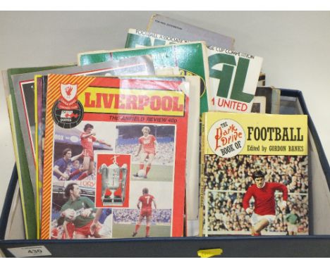 A COLLECTION OF VINTAGE FOOTBALL PROGRAMMES AND EPHEMERA
