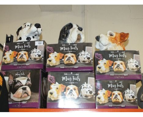 SIX BOXED MUG TAILS CERAMIC MUGS 