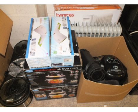 A QUANTITY OF ELECTRICALS TO INC RADIATORS, BLUETOOTH SPEAKER, COOKING ETC A/F