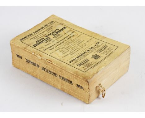 Wisden Cricketers' Almanack 1936 - 73st edition - with wrappers and original photograph, covers having light wear and discolo
