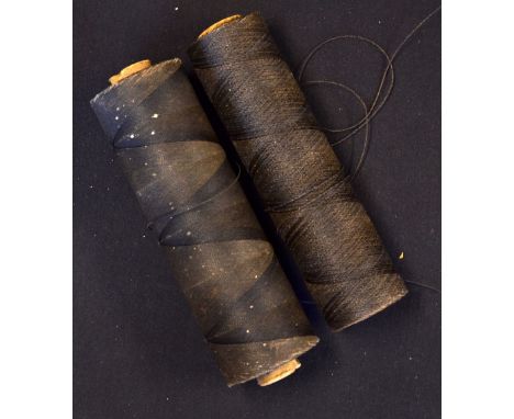 2x rolls of golf club whipping thread - ideal for vintage golf clubs