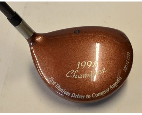 1998 Taylor Made Augusta National Commemorative titanium driver - ltd ed no 155/1500 fitted with the unique bubble shaft - ma