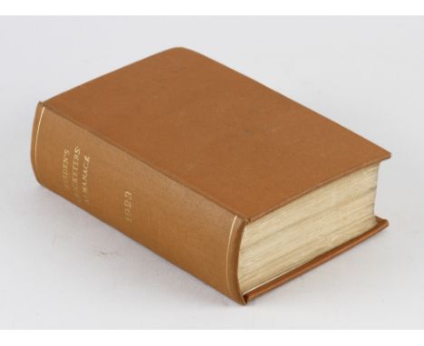 Wisden Cricketers' Almanack 1923 - 60th edition - with wrappers, rebound in brown cloth boards with gilt title to spine, with