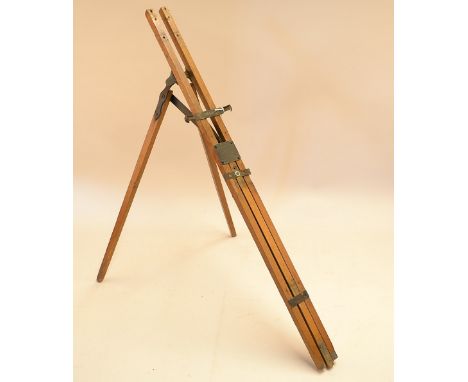 Osmond's Patent Automaton Golf Club Caddie c1893 - frame only c/w original makers brass plaque and wooden legs - one for the 