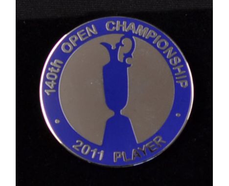 2011 Royal St George's  Open Golf Championship Player's Enamel Badge - won by Darren Clarke his first and only major title to
