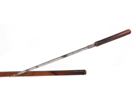 19TH CENTURY LEATHER BOUND SWAGGER SWORD BY SWAINE, ADENAY &amp; BRIGG PICCADILLY LONDON,makers to HRH Queen Victoria and the