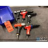 Lot of (5) asst pneumatic screw guns