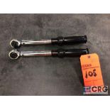 Lot of (2) Craftsman 3/8 drive torque wrenches