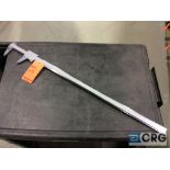 Starrett 38 inch vernier caliper, mn 123