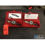 Lot of (2) Jetco ED1-75I digital torque wrenches with cases