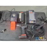 Ingersoll Rand 20V cordless screw gun 1150 rpm, with charger, bit selector tray mn IC-BIT-8, and