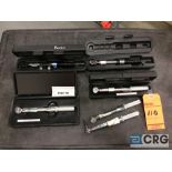 Lot of (6) asst 1/4 drive torque wrenches