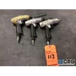 Lot of (3) pneumatic drill / screw guns