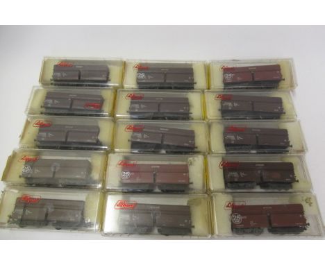 Fifteen Lilliput H.O. Scale one wagons, some items have minor scratches to bodywork, boxed F (Est. plus 21% premium inc. VAT)