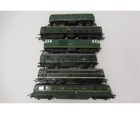 Six unboxed diesel locomotives by Hornby and Lima including Hymek E.M.2 and Class 25, F (Est. plus 21% premium inc. VAT)