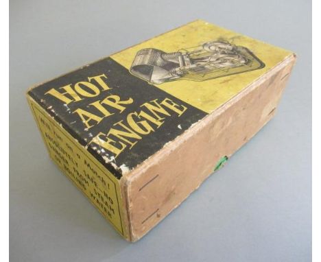A Davies Charlton Ltd. Hot Air Engine with burner and instructions, boxed, box G, engine G+ (Est. plus 21% premium inc. VAT)