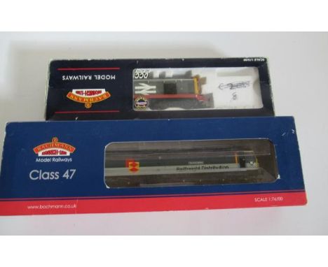 Bachmann Class 20-090 in grey and Class 47-365 Diamond Jubilee in Railfreight grey, boxed, E (Est. plus 21% premium inc. VAT)