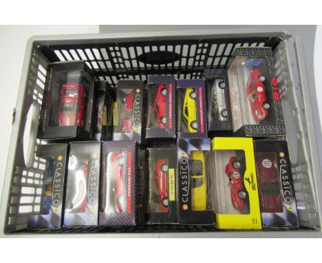 Thirty five 1:43 scale Ferrari models by Classico, Buchi, Rio and Art Model, all items boxed, E (Est. plus 21% premium inc. V