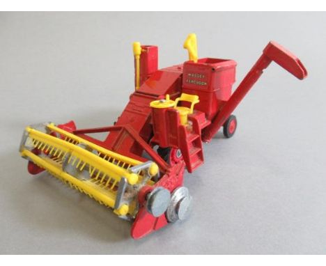 Corgi 1111 Massey-Ferguson Combine Harvester, box AF-F, and a Britains tractor accessories, F (Est. plus 21% premium inc. VAT