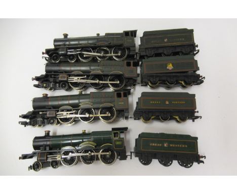 Four unboxed Western Region locomotives by Lima and others including King Class and Castle, F-P (Est. plus 21% premium inc. V