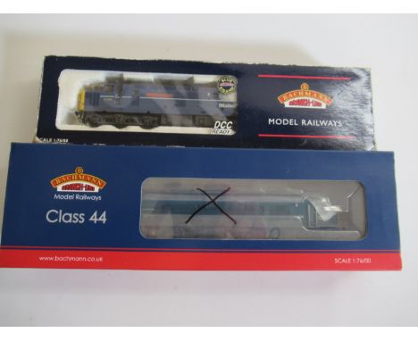 Bachmann Class 37-248 Midland Railway Centre and Class 44-006 weathered in B.R. blue, boxed, G (Est. plus 21% premium inc. VA
