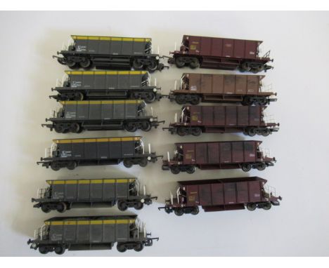Eleven Ballast Hoppers by Lima, some items weathered, F-G (Est. plus 21% premium inc. VAT)