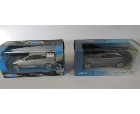 1:24 scale Jaguar XJ and Jaguar XF, boxed, E-M (Est. plus 21% premium inc. VAT)