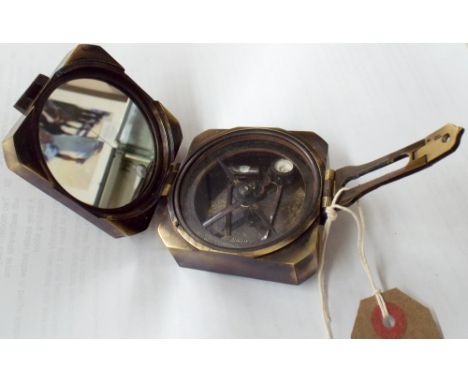 Brass Brunton compass