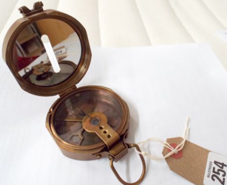 Brass colonometer compass