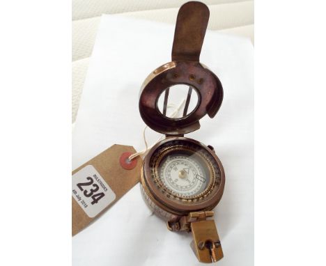 Brass marching compass