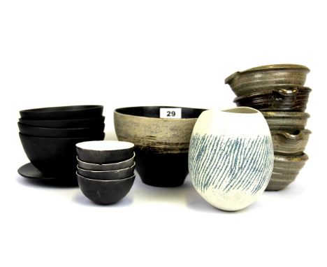 A quantity of European ceramic bowls, largest Dia. 20cm.