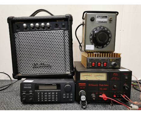 A Claude Lyons variable transformer type RB1-PSV with a realistic one thousand channel pro/2035, also  with a Sharman multico