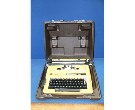 A Smith-Corona Sterling Automatic 12 typewriter.