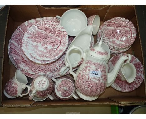 Five store Beautiful Staffordshire Myott, Son & Co. England dishes in “Harvest”