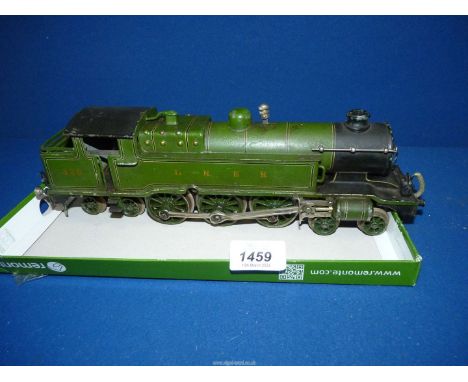 A Marklin for Gamage 'O' gauge LNER clockwork engine with key.