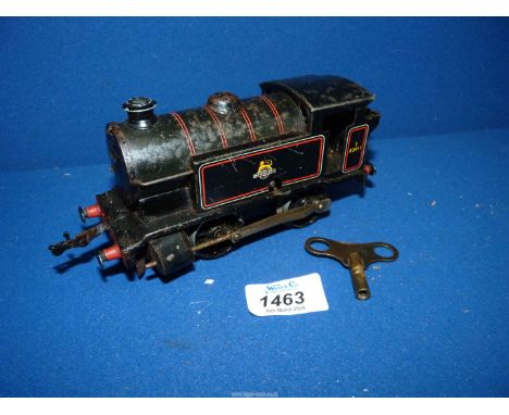 Hornby 'O' gauge Railway Collection - black clockwork tank engine no. 382011 type 40 with key