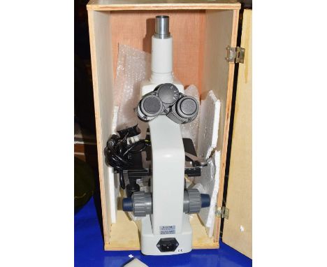Electric binocular microscope model number N-117M