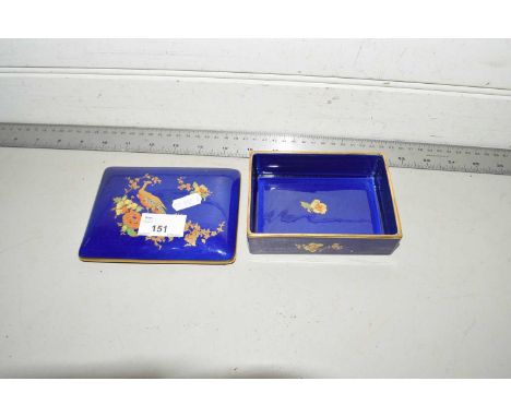 Mixed Lot: Various assorted ceramics to include a Carlton ware trinket box, a model cockatoo, a Coalport model owl and other 