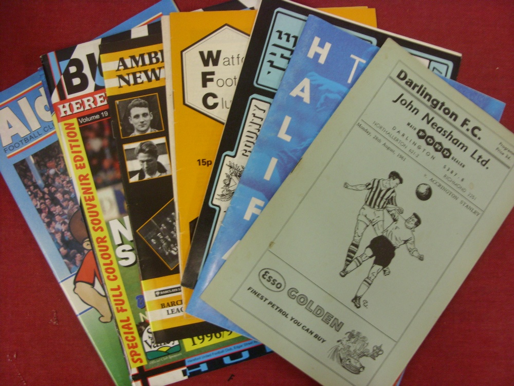 A Collection Of 25 Football Programmes From The Clubs First Or Last ...