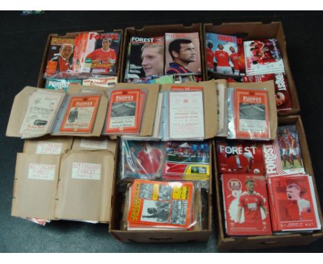 Nottingham Forest home football programmes collection. 1956 to 2019 believed to be complete of all League, FA Cup, League Cup