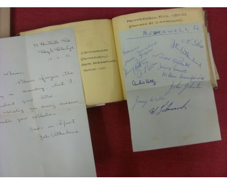 The Brian Galling Autograph Collection, album 1/6 from c1949 to 1951, 224 pages to include, Football signatures, including Ha