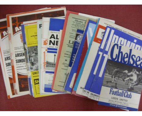 Football League Cup, a collection of 46 football programmes, all 1960's includes some from the first season of the competitio