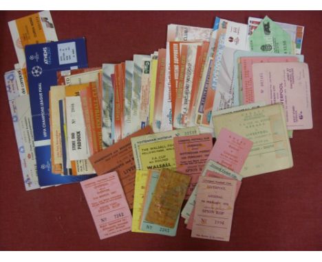 Liverpool FC, a fine collection of over 156 football home &amp; away match tickets, from the 1960's onwards (although there a