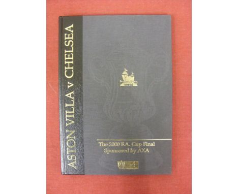 2000 FA Cup Final, Chelsea v Aston Villa, an official limited edition hardback football programme from the game played on 20/