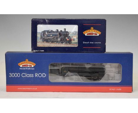 Bachmann Branch-Line - Boxed oo gauge 21-128 '3000 Class ROD 3036 BR Black Early Emblem (weathered) 21 DCC railway trainset l