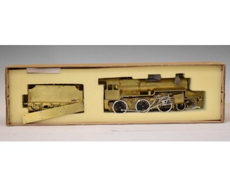Bachmann Brassworks - Boxed O gauge 2-6-0 'The Crab' locomotive and tender, unpainted brass finish