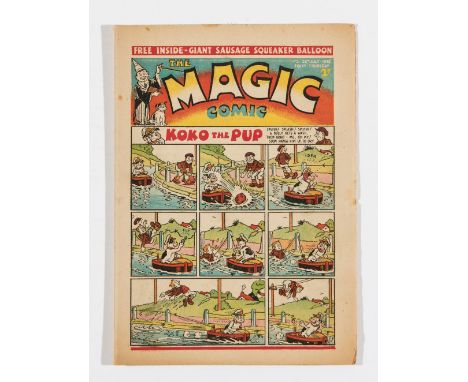Magic No 2 (1939) Koko The Pup by E H Banger and Peter Piper by Dudley Watkins. Bright fresh cover with narrow lower corner p